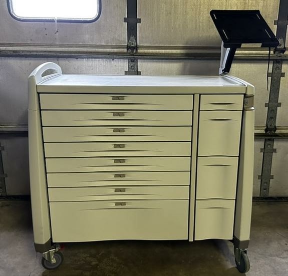 Capsa Healthcare Avalo Extra Large LTC Medication Cart with Core Lock