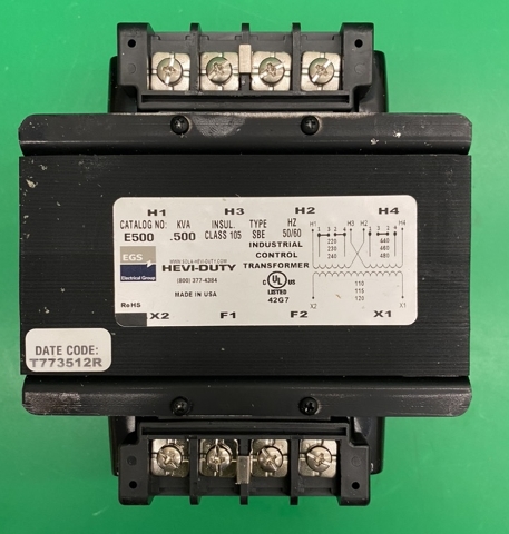 50 Hz/60 Hz 115V Secondary Volts 208V/230V/460V Primary Volts 0.15 kVA Acme Electric TB69302 Open Core and Coil Industrial Control Transformer 50 Hz/60 Hz 115V Secondary Volts 208V/230V/460V Primary Volts 0.15 kVA Acme Electric TB69302 Open Core and Coil Industrial Control Transformer