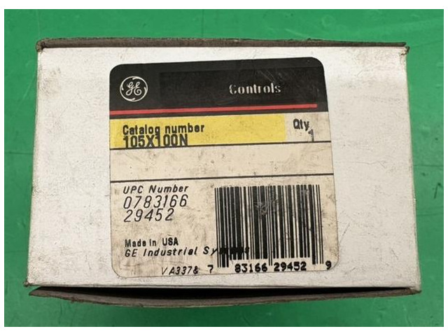 GE General Electric 105X100N Auxiliary Contact Kit