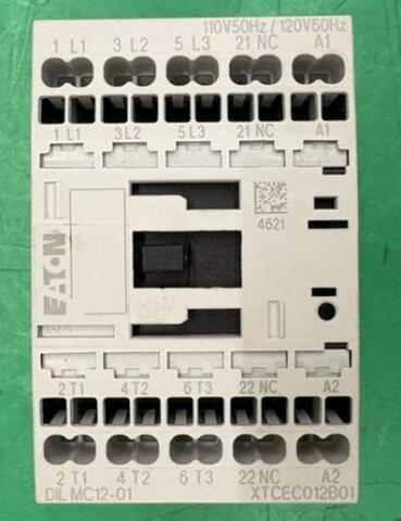 Eaton DILMC12-01 Contractor 110/120V  50/60 Hz