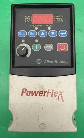 Allen Bradley Power Flex 4  Cat: 22A-D2P3N104  1HP AC Drive