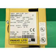 Fanuc   A06B-6089-H105  Sevo Amplifier Unit Series H Missing Cover