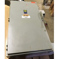 Square D Saftety Switch,600 Amp, 600V, 3 Phase, Single throw fusible, Catalog No. H366 Square D Saftety Switch,600 Amp, 600V, 3 Phase, Single throw fusible, Catalog No. H366