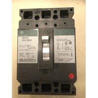 GE Industrial Circuit Breaker, 60 Amp, 480 VAC, 250 VDC, 3 pole, Cat No. TED134060V GE Industrial Circuit Breaker, 60 Amp, 480 VAC, 250 VDC, 3 pole, Cat No. TED134060V