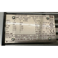 Sumitoma RNYMS2-1520YB-EP-15 Hyponic Gearmotor Ratio 15:1 2HP 117 RPM 230/460V