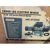 LandHonor 20,000 lb Electric Winch LHR-EW20000 7.8 HP 12V