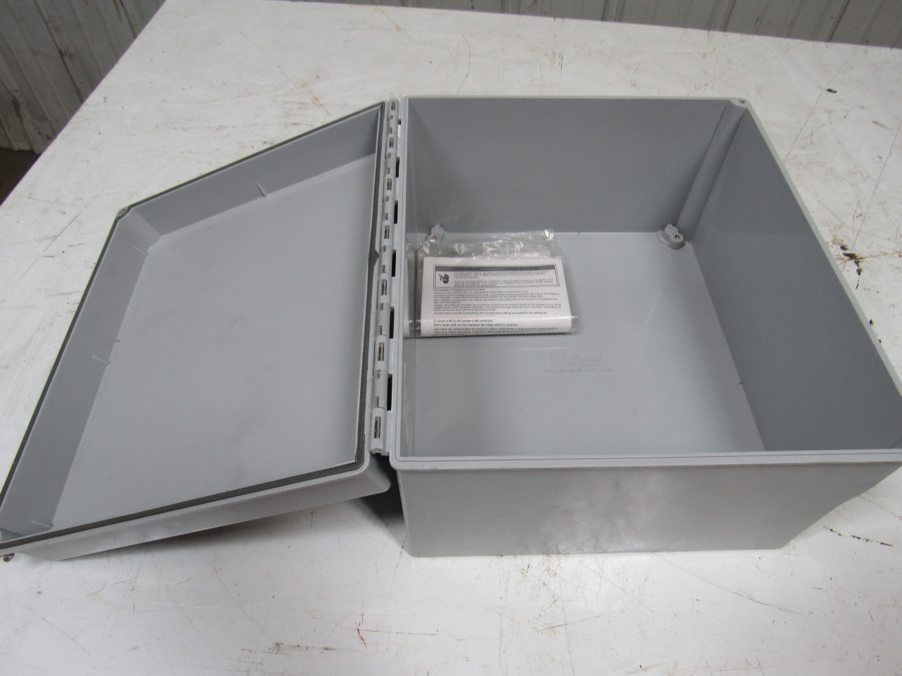 Hoffman 138FG Small Fiberglass Enclosure – 12x14x7, Waterproof, Made In USA (A-14128CHSCFG)