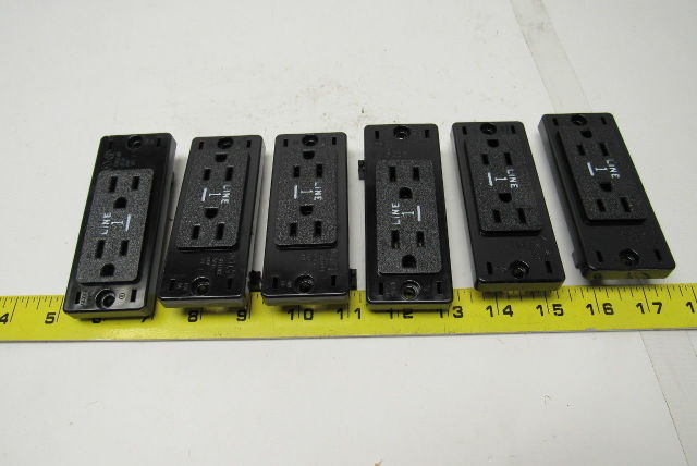 NEW Steelcase Duplex Receptacles 98665 Box Of 6 125V 15A Line 1