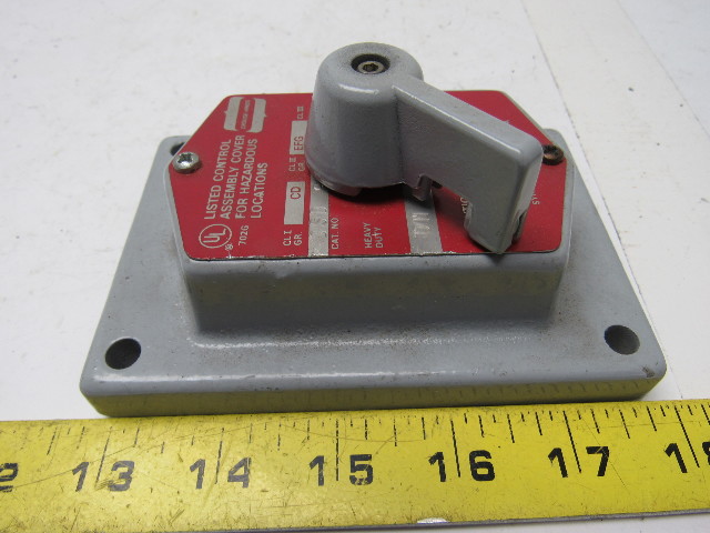 Crouse Hinds GUA04 Replacement Cover For 2-Gang Explosion Proof Fittings - NOS