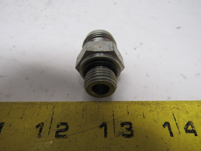 Raccordo Idraulico AF 6402-06-08 - Maschio O-Ring #6 A Femmina JIC #8 - Nuovo