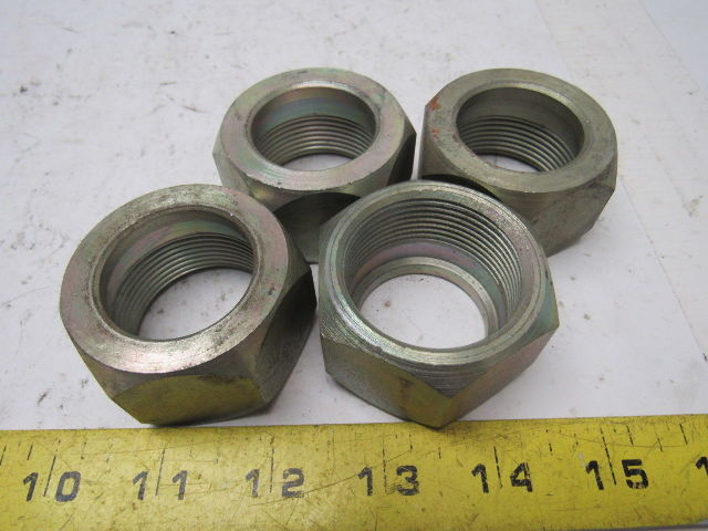 Hydraulic JIC 37 Flare Tube NUT 20 1 1 4 1 5 8 12 Thread Lot Of 4 