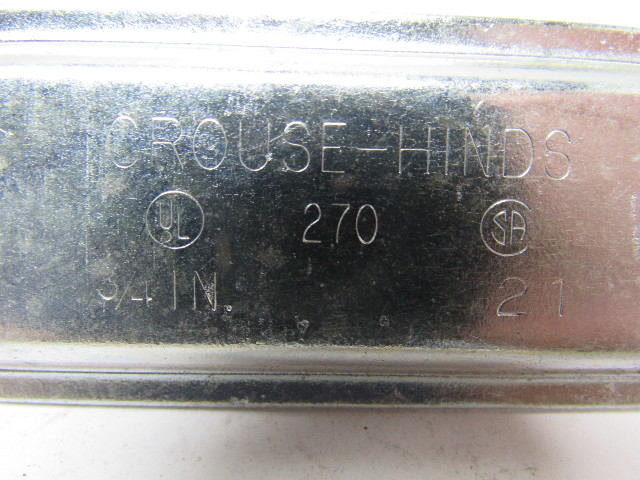 Crouse Hinds Co 270G 3/4