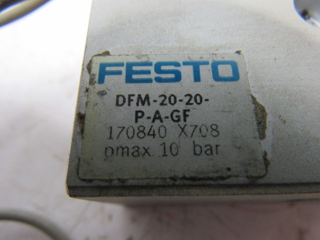 Festo DFM-20-20-P-A-GF 170840 Guided Cylinder 1//2/" Stroke Prox Sensors