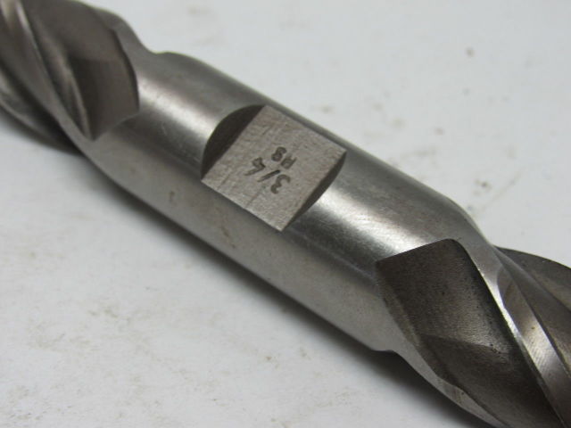 3//4 x 3//4/" Shank 4F HSS Center Cutting Double End Mill