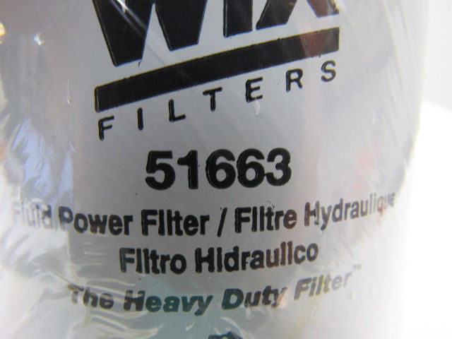 WIX - 51663 - Hydraulic Filter