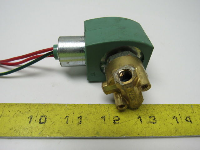 Asco 8262H002 RedHat 1/8" Inline Solenoid Valve 120volt/60hz Coil