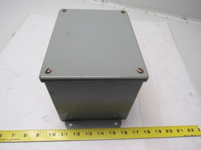 NEW HOFFMAN A10086SC SCREW COVER STEEL JUNCTION BOX 10/" x 8/" x 6/"