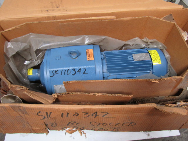 SEW-EURODRIVE R92DV132S4 7.5HP 3PH 29.66:1 Ratio 58 RPM Out Inline Gear ...
