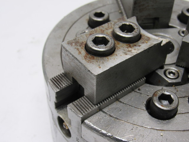 H027M6 6-1/2" Hydraulic Power 3 Jaw Lathe Chuck CNC A2-6 Spindle Mount ...