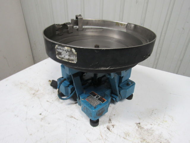 Fmc Syntron Eb112 Ccw Magnetic Vibratory Feeder 17 Dia Bowl
