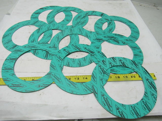 Pressure Class 150# Full Face Gasket Pack of 5 16 ID 1/16 Thick Sterling Seal CFF1501.1600.062.150X5 1501 Expanded Teflon/PTFE 16 Pipe Size Soft Pressure Class 150# Full Face Gasket Pack of 5 16 ID 1/16 Thick Sterling Seal CFF1501.1600.062.150X5 1501 Expanded Teflon/PTFE 16 Pipe Size Soft