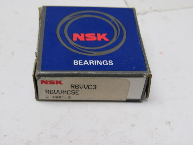 NSK R6VVC3 Single Row Ball Bearing 9.525mm X 22.225mm X 7.137mm Box of ...