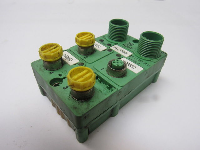 PHOENIX CONTACT IB L2 BOX 24 DI 4//4 M12 INTERBUS I//O MODULE Used