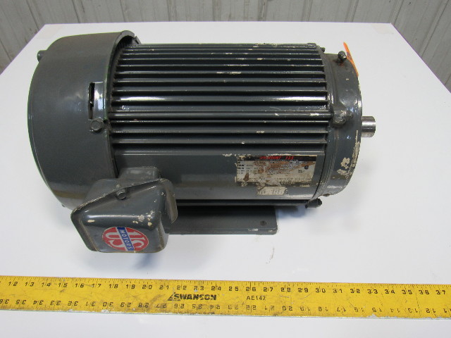 Us Motors 10hp Electric Motor 230 460v 3ph 3500rpm 215tc Frame 1 3 8 Us Motors 10hp Electric Motor 230 460v 3ph 3500rpm 215tc Frame 1 3 8 Shaft