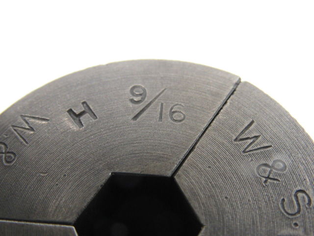 Warner & Swasey W&S 9/16" Hex Machinists Collet Pad Set | Bullseye ...