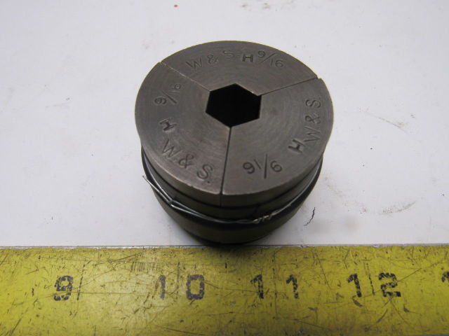 Warner & Swasey W&S 9/16" Hex Machinists Collet Pad Set | Bullseye ...