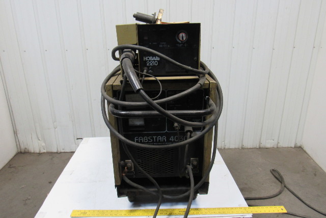 Hobart Fabstar 4030 Mig Welder Package W 2210 Wire Feeder U0026 Cords 230 460v 3ph