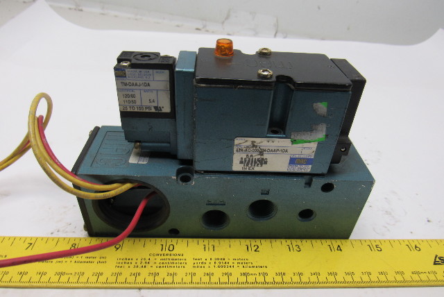 MAC 82A-AC-000-TM-DAAP-1DA Solenoid Valve W/82S-OA-CKA ... mac valve wiring diagram 