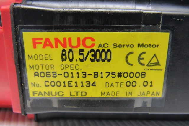 R14662 Fanuc A06b 0113 B175 0008 Ss 0 5 3000 Ac Servo Motor 0 2kw 49v 3000rpm Business Industrial Servo Motors Bol7 Com