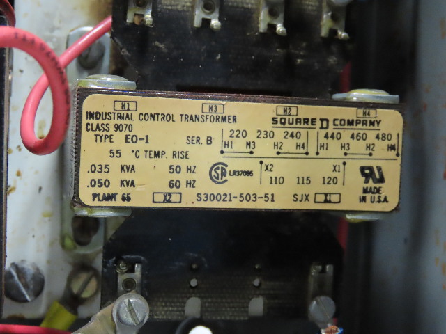 Square D magnetic starter//size 0//460 volt coil//new in the box//reduced price