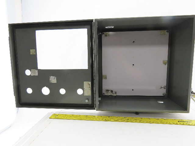 12/"x12/"x6/" Electrical Enclosure Hinged W//Back Plate JIC