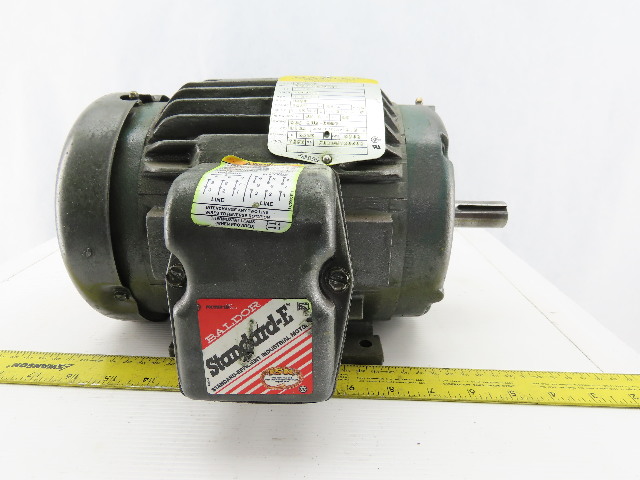 Baldor M3583T 1-1/2Hp Electric Motor 230/460V 3Ph 143T Frame 3450