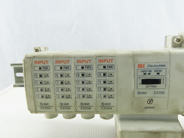 SMC EX250 Series DeviceNet Pneumatic Logic I/O Assembly | Bullseye