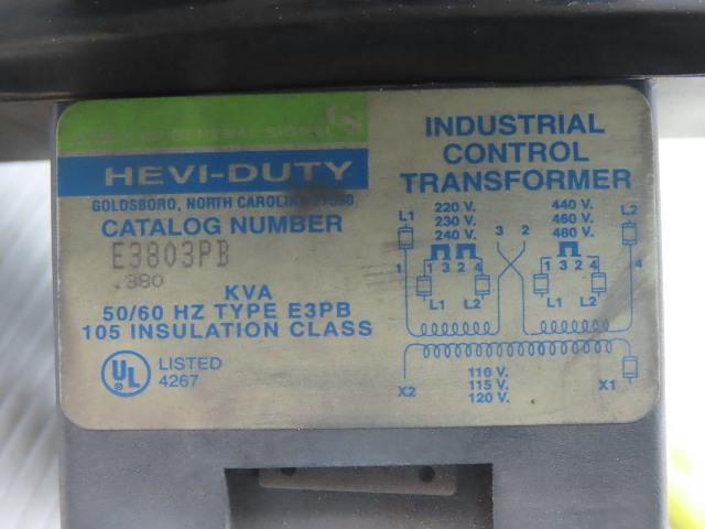 480v To 120v Transformer