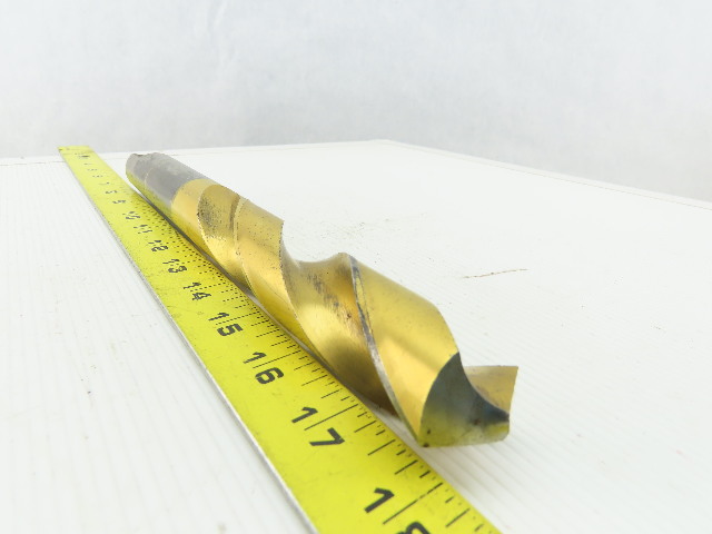 NOS 15/16" Reduced Shank 2-Flute HSS Drill Bit – 6-1/4" OAL With 1/2" Shank – Surplus Find