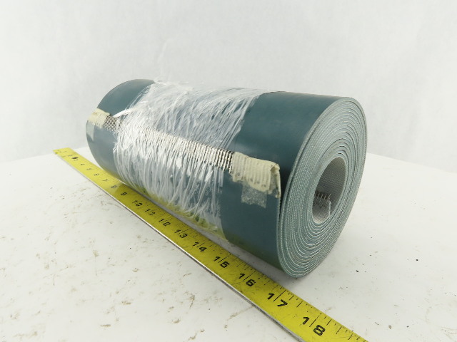 MIDWEST INDUSTRIAL RUBBER CONVEYOR BELT 98/" LONG 10/" WIDE GREEN NEW