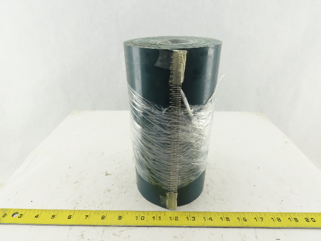 MIDWEST INDUSTRIAL RUBBER CONVEYOR BELT 98/" LONG 10/" WIDE GREEN NEW