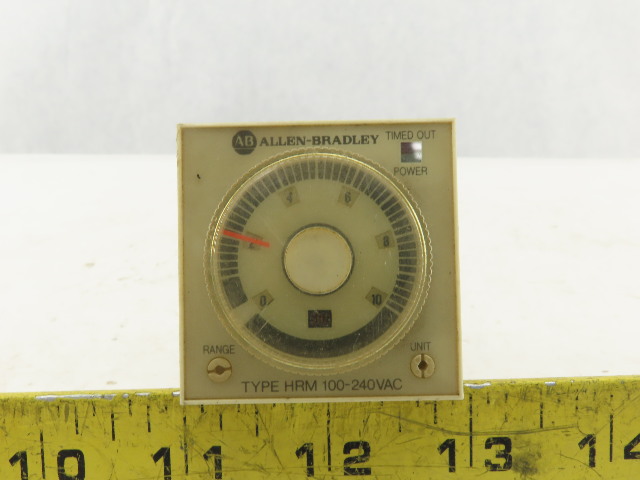 Allen Bradley 700-HRM12TA17 On Delay Timer 0.05 Sec -300Hrs. 100-240V