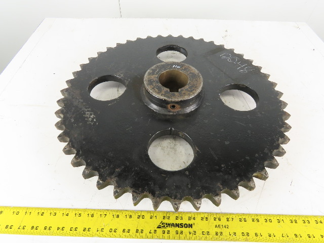 #120 Single Row Sprocket 2-7/8 Keyed Bore 48 Tooth 24