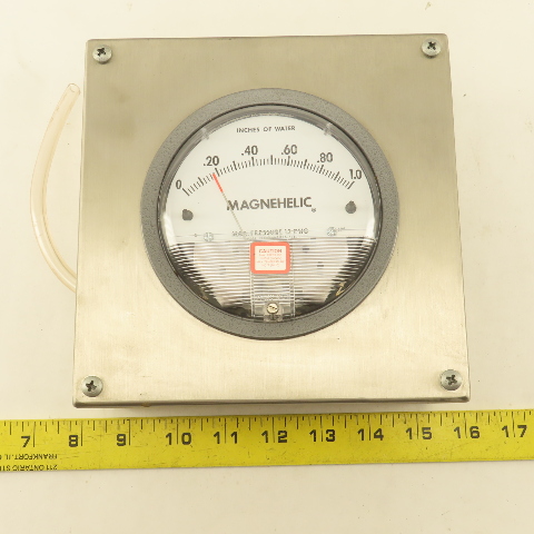 Dwyer Magnehelic 2320 Differential Pressure Gage - 10-0-10 Zero Center, USA Made