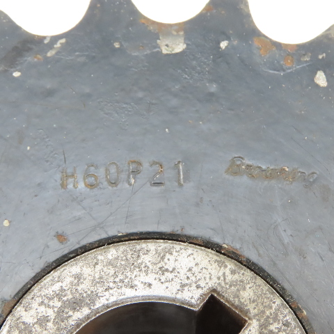 #60 Chain Sprocket – 20 Tooth Type B Hub, 1" Bore, Heat Treated