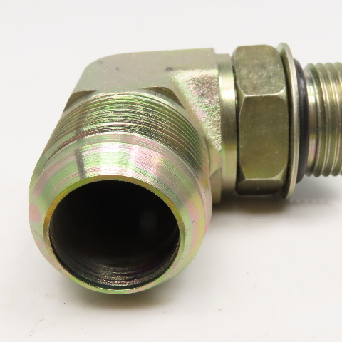 Gates Hydraulic Fitting 1704-12-16 - 3/4 Male JIC X 1 Flange JIC 90° Code 61