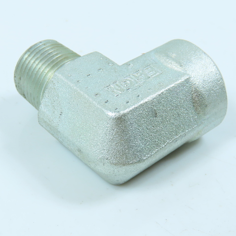 thumbnail image 2 of 6805-06-06 SAE 6 Male To 3/8 NPT Female 90° Elbow Adapter | Hydraulic Fitting 9-6805-6-6 2 of 5