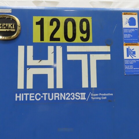 Hitachi Seiki Hitec-Turn23SII CNC Lathe 10 Tool Turret Turning