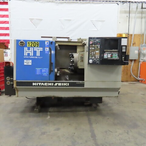 Hitachi Seiki Hitec-Turn23SII CNC Lathe 10 Tool Turret Turning