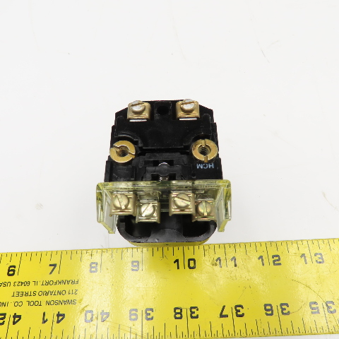 800T-PT16 Illuminated Push Button – White Lens, 120V, Pilot Light, Used (Red Or White)